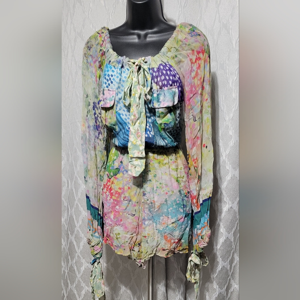 Anthropologie | Blank London | Colorful Abstract Romper